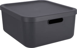 Decoratie opbergbox Albula Light 20 L antraciet.