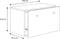 INGA - Speelgoed kist - 70,6x41,6x41,6cm - wit roze