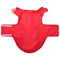 Hondenregenjas met reflecterende strips polyester rood 3XL