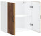 vidaXL - Keukenwandkast - Kalmar - bewerkt - hout - oud - houtkleurig