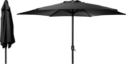 Parasol 3 meter doorsnee donker grijs.