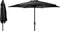 Parasol 3 meter doorsnee donker grijs.