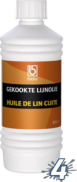 Bleko Gekookte Lijnolie 0,5 liter