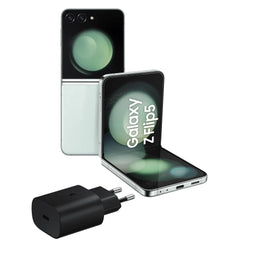 Samsung Galaxy Z Flip5 - Smartphone - RAM 8GB - 512GB - Display 3,4" Super AMOLED/6,7" Dynamic AMOLED 2X - Mint (2023)