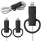Bone Kabelbescherming, 3 stuks Silicone Kabelslang voor Lightning iPhone Oplaadkabel