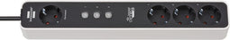 Brennenstuhl Ecolor Connect - Smart Stekkerdoos 4-voudig - Individueel schakelbaar - 1,5m