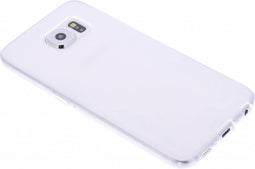 Hoesje Siliconen Geschikt voor Samsung Galaxy S6 - Softcase Backcover smartphone - Transparant