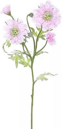 Scabiosa Tak Licht Roze 60 cm kunstplant