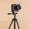 DÖRR Smarty Tripod 1/4 inch Werkhoogte: 40.5 - 112 cm Zwart Incl. smartphonehouder, Incl. tas