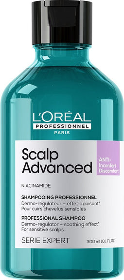 Scalp Advanced Shampoo – Voor gevoelige hoofdhuid - Zachte, reinigende formule - L’Oréal Professionnel Anti-Discomfort - 300ml