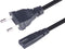Scanpart C7 stroom kabel 1.8 meter - Geschikt voor cassette recorder - Stroomkabel IEC 320 C7 - Geaard apparaatsnoer - Universeel