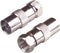 Scanpart coax adapter - F-connector - Male naar Female - Geschikt voor Ziggo - Televisie