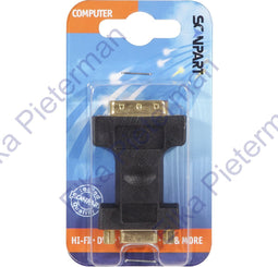 Scanpart DVI naar VGA adapter - DVI I naar VGA - Geschikt voor computer monitor - Converter
