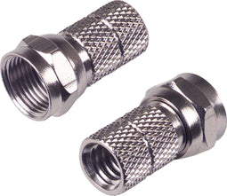 Scanpart F connector - Koppelstuk voor Coax Kabel - Geschikt voor Ziggo - Male - 7.5 mm - 2 stuks