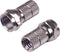 Scanpart F connector - Koppelstuk voor Coax Kabel - Geschikt voor Ziggo - Male - 7.5 mm - 2 stuks
