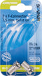 Scanpart F connector - Koppelstuk voor Coax Kabel - Geschikt voor Ziggo - Male - 7.5 mm - 2 stuks