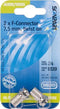 Scanpart F connector - Koppelstuk voor Coax Kabel - Geschikt voor Ziggo - Male - 7.5 mm - 2 stuks