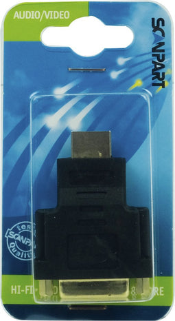 Scanpart HDMI naar DVI adapter - Geschikt voor aansluiting monitor - Converter
