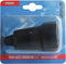 Scanpart losse contrastekker geaard - Voor snoer - 250 V - Recht -Rubber - Spatwaterdicht - Zwart - 10A 16A
