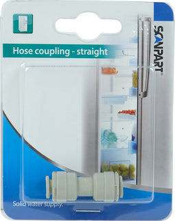 Scanpart slangkoppeling - 1/4" - Geschikt voor waterslang koelkast - Recht