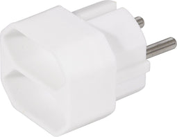 Scanpart stopcontact splitter - Verloopstekker - 2 voudig - 2x Euro - Met randaarde - NL