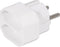 Scanpart stopcontact splitter - Verloopstekker - 2 voudig - 2x Euro - Met randaarde - NL