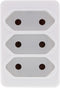 Scanpart stopcontact splitter - Verloopstekker - 3 voudig - 3x Euro - Met randaarde - NL