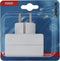 Scanpart stopcontact splitter - Verloopstekker - 3 voudig - 3x Euro - Met randaarde - NL