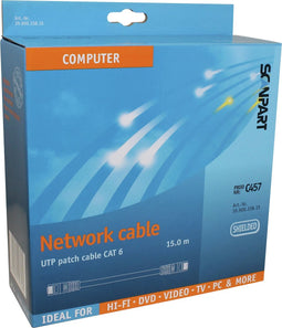 Scanpart UTP kabel 15 meter - Internetkabel - LAN kabel - Netwerkkabel - CAT 6