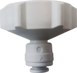 Scanpart wartel voor waterfilter - Aansluiting 1/4" waterslang op een 3/4" waterleiding - Amerikaanse koelkast - Wateraansluiting