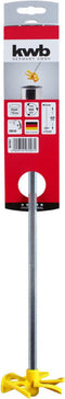kwb verfroerder klein met nylon vleugels, voor verfcontainers, epoxyhars en verf, roergarde voor boormachines en accuschroevendraaiers, oplosmiddelbestendig speciaal voor verf, epoxyhars en 2-componenten verfcontainers