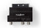 SCART-Adapter - SCART Male - S-Video Female / 3x RCA Female - Vernikkeld - Schakelbaar - ABS - Antraciet - 1 Stuks - Window Box
