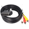 Scart audio-video cable 3.0 meters scart plug, 3 x cinch plug aud / vid