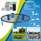 Scatch Spyderball Set - 92 x 20 CM - Incl. Bal, Pomp, Frame, Net en Reistas - Max. 4 Spelers - Blauw/Zwart