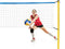 Scatch Volleybal- en Badmintonset - met Net, Rackets, Shuttles en Bal - Draagtas - 310 x 168 cm