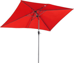 Angel Living Tuinparasol - 2 x 3 m - Kantelbaar - Aluminium - Rood