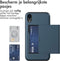 imoshion Hoesje Geschikt voor iPhone Xr Hoesje - Ruimte voor 2 pasjes - imoshion Backcover met pasjeshouder - Donkerblauw