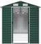 vidaXL - Tuinschuur - 191x470x198 - cm - gegalvaniseerd - staal - groen