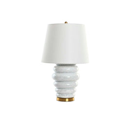 Bureaulamp Home ESPRIT Wit Gouden 50 W 220 V