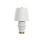 Bureaulamp Home ESPRIT Wit Gouden 50 W 220 V
