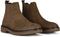 PS Poelman HUDSON - Chelsea Laarzen - Nubuck leer - Donker Taupe - Maat 45