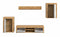 Furnilux Jam - Woonkamercombinatie - Praktische indeling - Wit eiken - 35x310x169cm