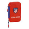 Dubbele etui Atlético Madrid Rood Marineblauw (28 Onderdelen)