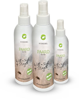 Scensebel – Paard Tegen Muggen en Vliegen – Neutraliseert + verzorgt paard - With a touch of Strength – 100 ml