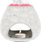 Scentchips® Bol Gebeiteld - Waxbrander - Geurbrander - Amberblokjes Brander - Oliebrander - Wax Melts Brander - Aromabrander - Ook Geschikt Voor Essentiële Oliën - Geurolie - Waxmelts - Wit