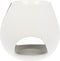 Scentchips® Oval Low - Waxbrander - Geurbrander - Oliebrander - Wax Melts Brander - Aromabrander - Ook Geschikt Voor Essentiële Oliën - Geurolie - Waxmelts - Wit