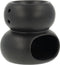 Scentchips Waxbrander Zen - Geurbrander - Amberblokjes Brander - Oliebrander - Wax Melts Brander - Aromabrander - Ook Geschikt Voor Essentiële Oliën - Geurolie - Waxmelts - Zwart