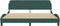 vidaXL - Bedframe - zonder - matras - 180x200 - cm - fluweel - donkergroen