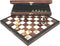 Schaakcassette Magnetisch hout gebeitst 27x13.5 cm