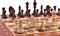 Schaakcassette Tournament 4 mahonie/essen 41x20cm.